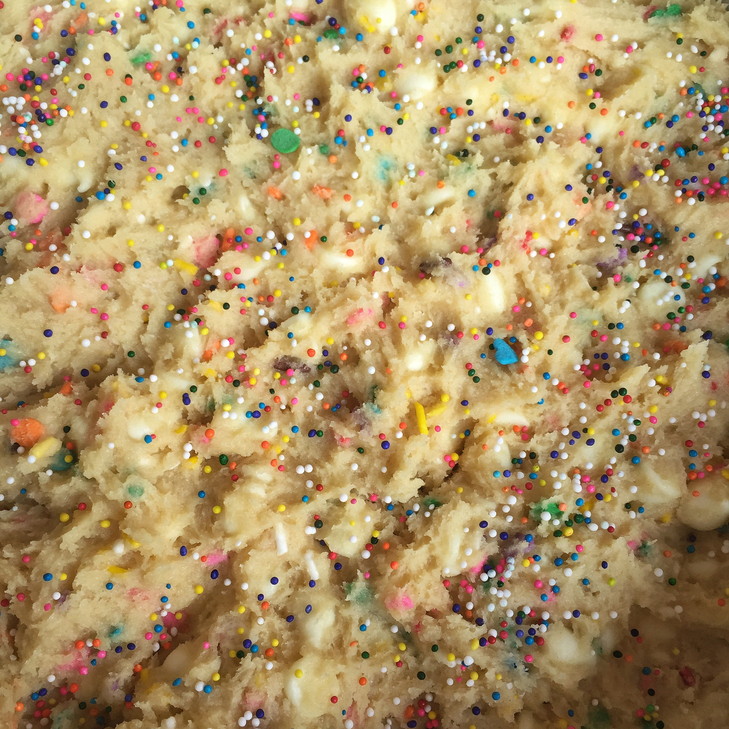 Funfetti Confetti Cookie Cake Dough