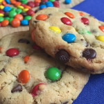 Soft and chewy M&M Chocolate Chip Cookies